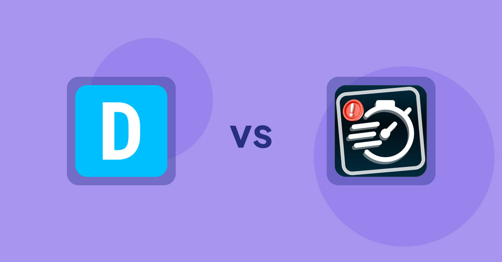 Shopify Product Display Apps: Dual Price Display by T2 vs. Urgency! Low Stock Counter