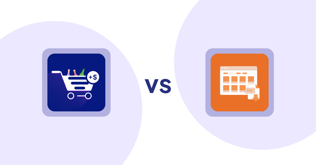Shopify Product Display Apps: Pfand ‑ Deposit & Cart Fee vs Meetanshi PDF Product Catalog