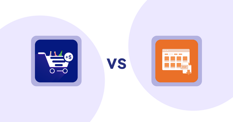 Shopify Product Display Apps: Pfand ‑ Deposit & Cart Fee vs Meetanshi PDF Product Catalog