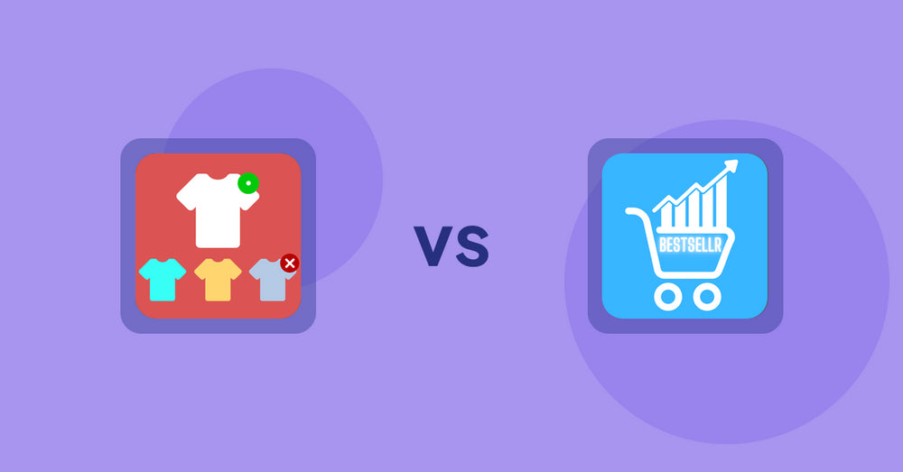 Shopify Product Display Apps: ST: Product & Collection Sort vs. Bestsellr