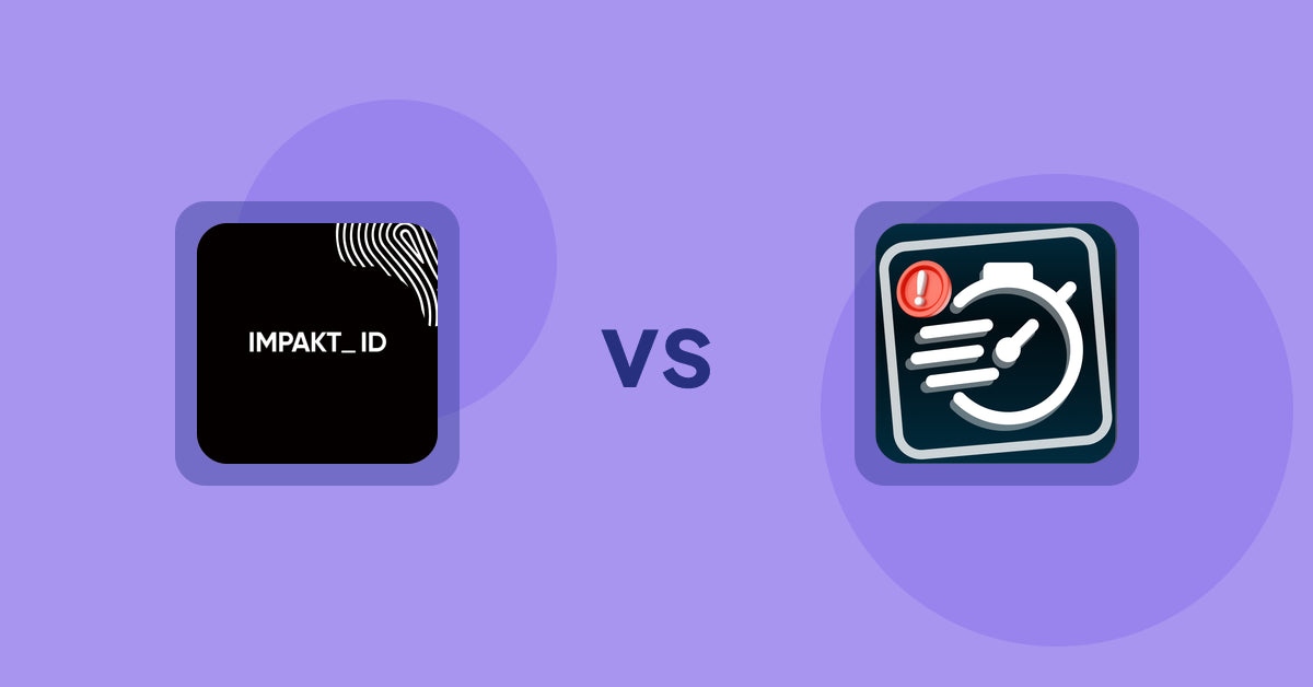 Shopify Product Display Apps: IMPAKT ID: Fashion CO2 Tracker vs. Urgency! Low Stock Counter