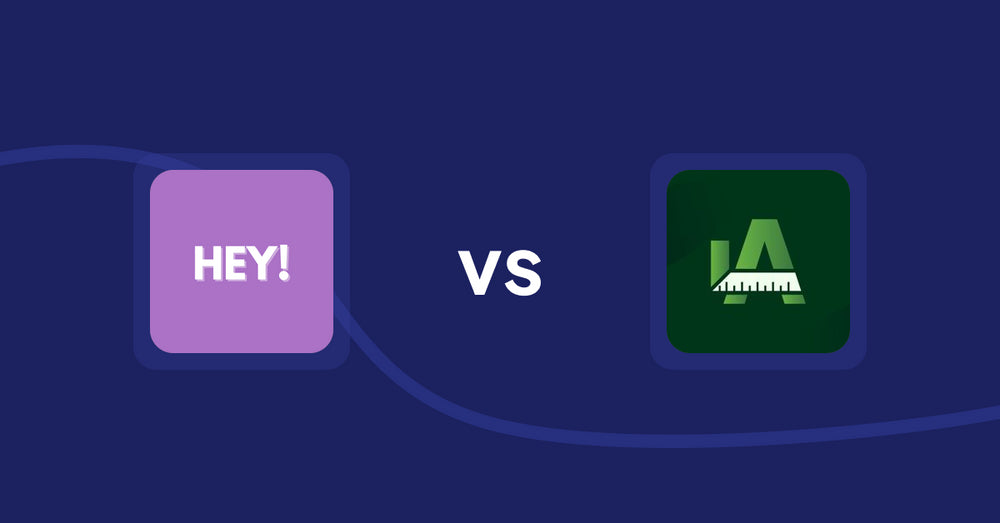 Shopify Product Display Apps: Hey! Product Page Banner & Text vs. Easy Size Chart by Akeans