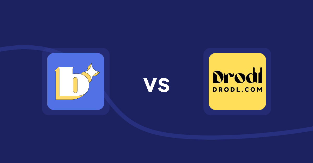 Shopify Product Display Apps: Because: CRO + Personalization vs Drodl: Hide SoldOut Products