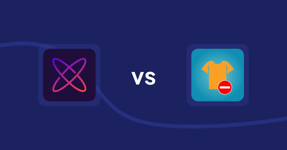 Shopify Product Display Apps: Meteor Mega Menu & Navigation vs Products Unavailable