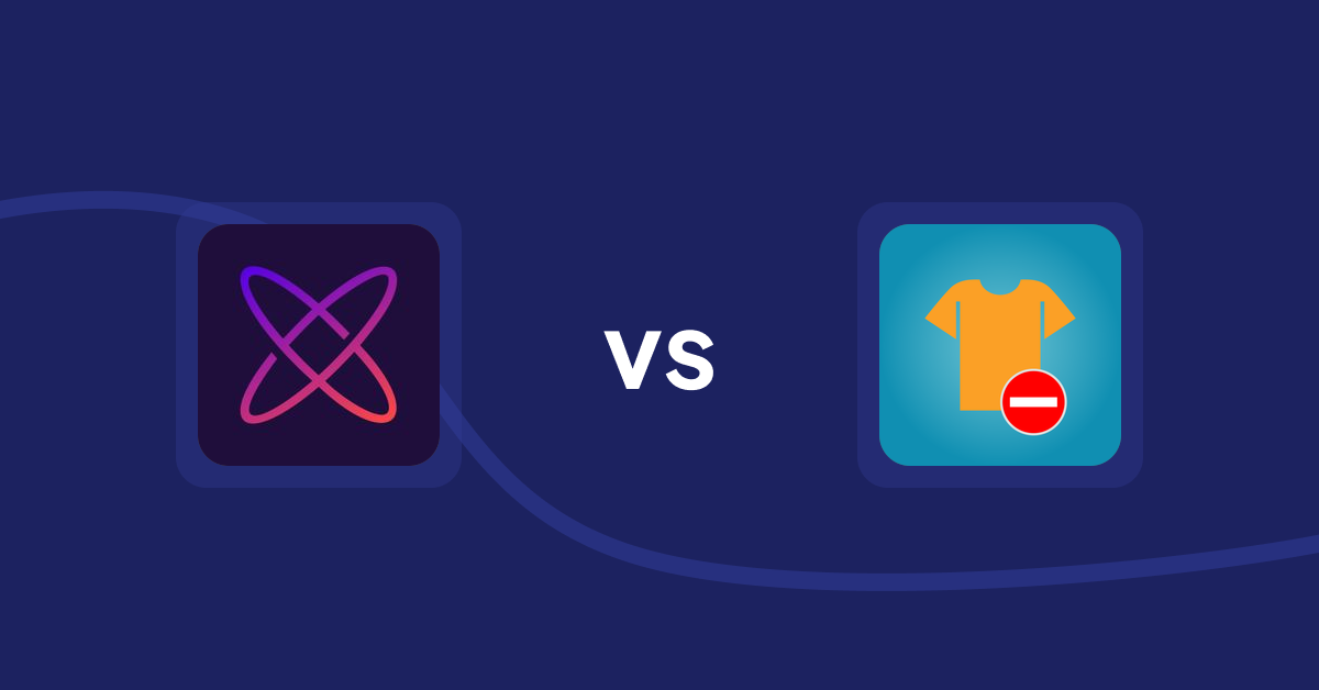 Shopify Product Display Apps: Meteor Mega Menu & Navigation vs Products Unavailable