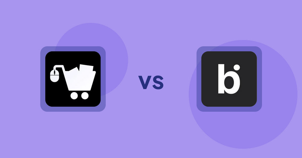 Shopify Product Display Apps: LM Add To Cart Sticky vs. bitAI: Advance Sort Collection