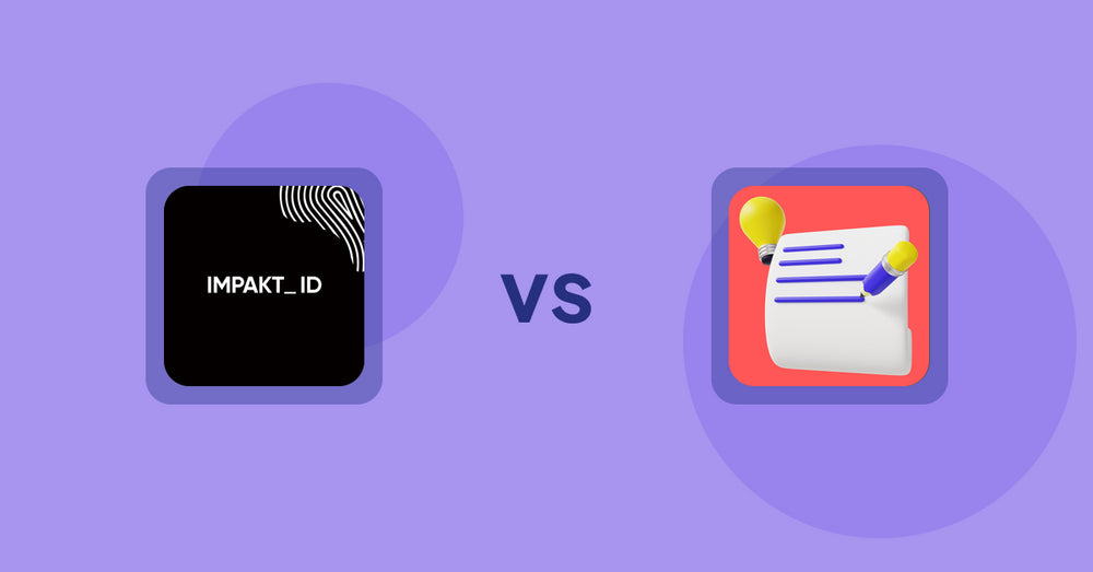 Shopify Product Display Apps: IMPAKT ID: Fashion CO2 Tracker vs Wordo ‑ ChatGPT AI Description