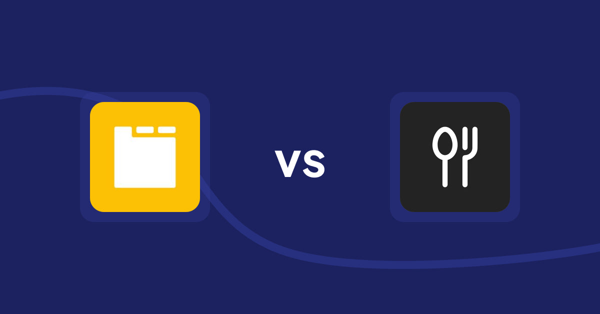Shopify Product Display Apps: Ymq Product Tabs vs ServeUp ‑ Restaurant Menu