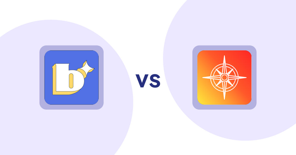 Shopify Product Display Apps: Because: CRO + Personalization vs Compass Navigation