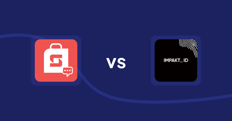 Shopify Product Display Apps: Stackend: Customer Community vs. IMPAKT ID: fashion CO2 tracker