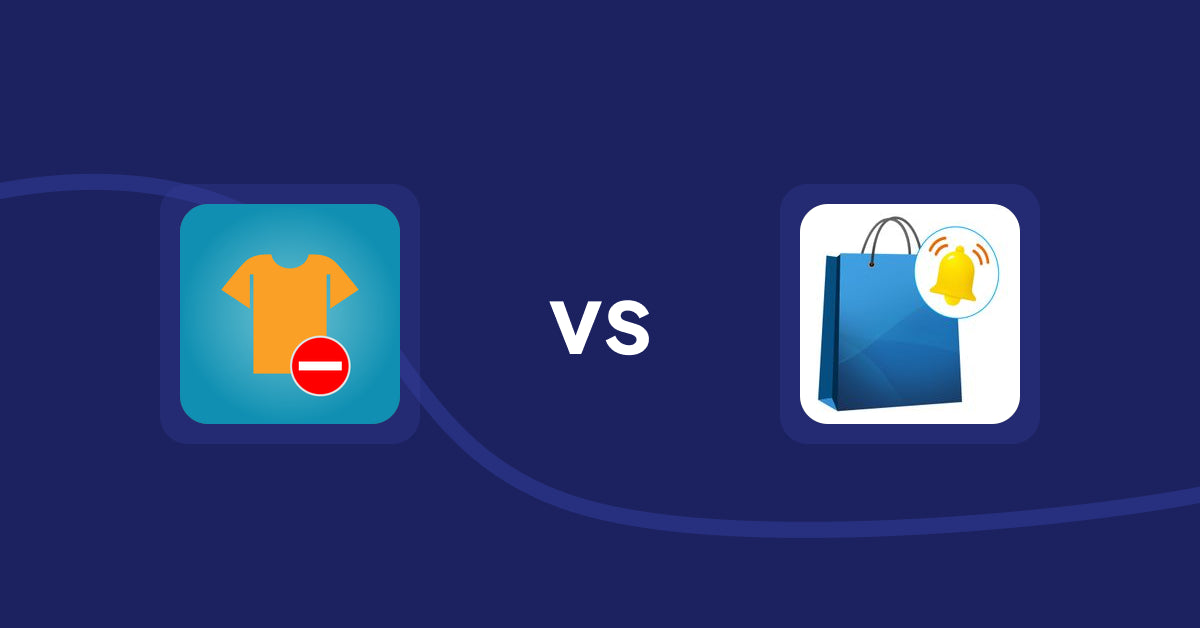 Shopify Product Display Apps: Products Unavailable vs. CartBar ‑ Product Purchase Bar