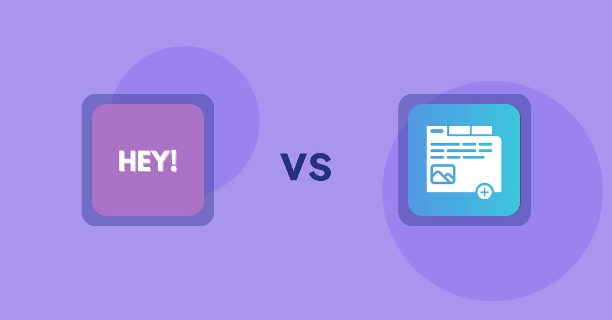 Shopify Product Display Apps: Hey! Product Page Banner & Text vs. Advanced Product Tabs