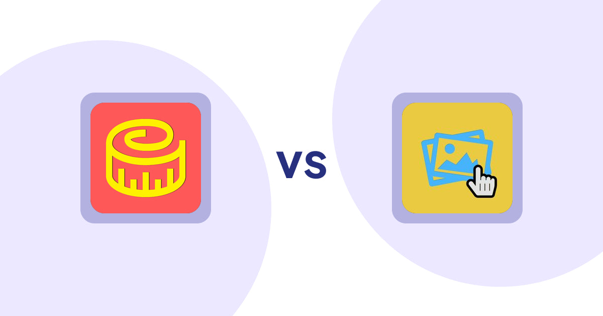 Shopify Product Display Apps: Snake Size Chart & Size Guide vs Singleton | Second Image Hover