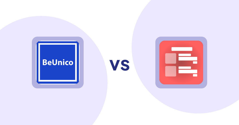 Shopify Product Display Apps: BeUnico vs Menulog