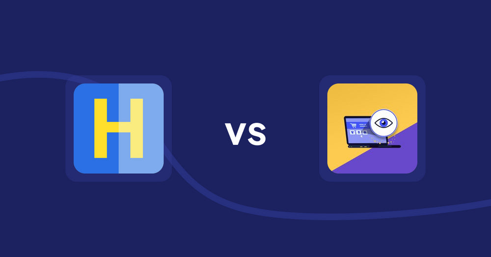 Shopify Product Display Apps: HiVar: Hide Sold Out Variants vs ReVisit: Recent Viewed Products