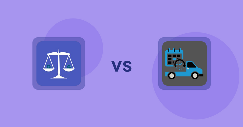 Shopify Product Display Apps: Equate ‑ Product Compare vs H3 Estimated Delivery