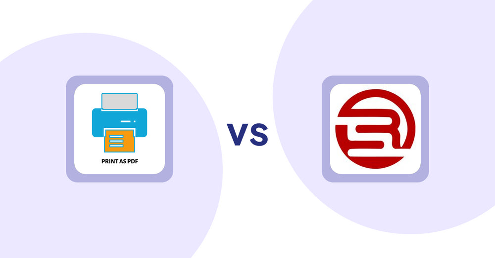 Shopify Product Display Apps: LitPDP ‑ Print as PDF vs Robosize: AI Size Recommender