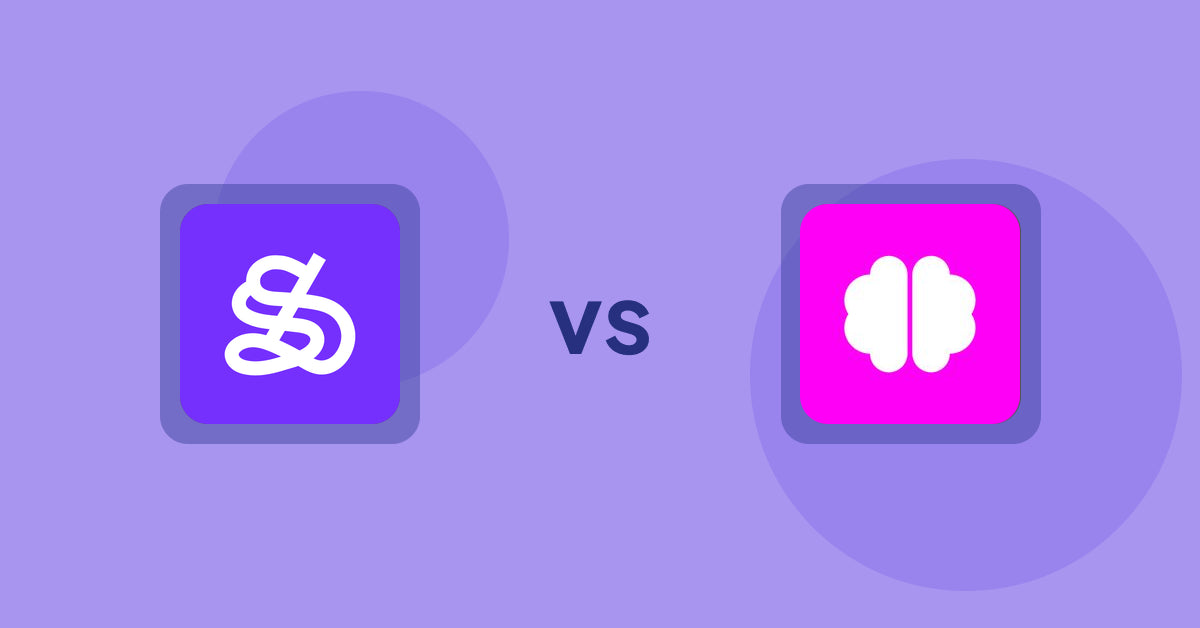 Shopify Product Display Apps: WeShop AI: Model&Product Photo vs Brainy: AI SEO & Content Boost