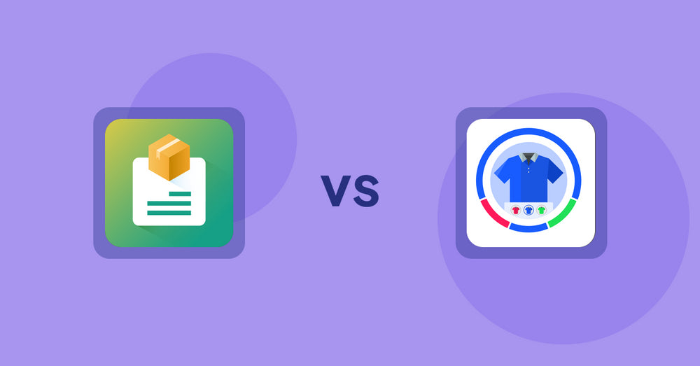 Shopify Product Display Apps: Product Descriptions by AMP vs EVS ‑ Easy Variation Swatches