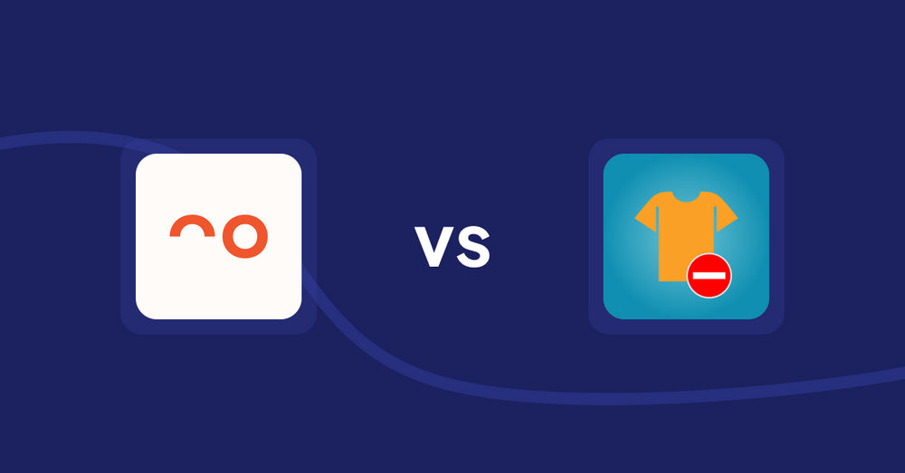 Shopify Product Display Apps: soona ‑ Content For Commerce vs Products Unavailable