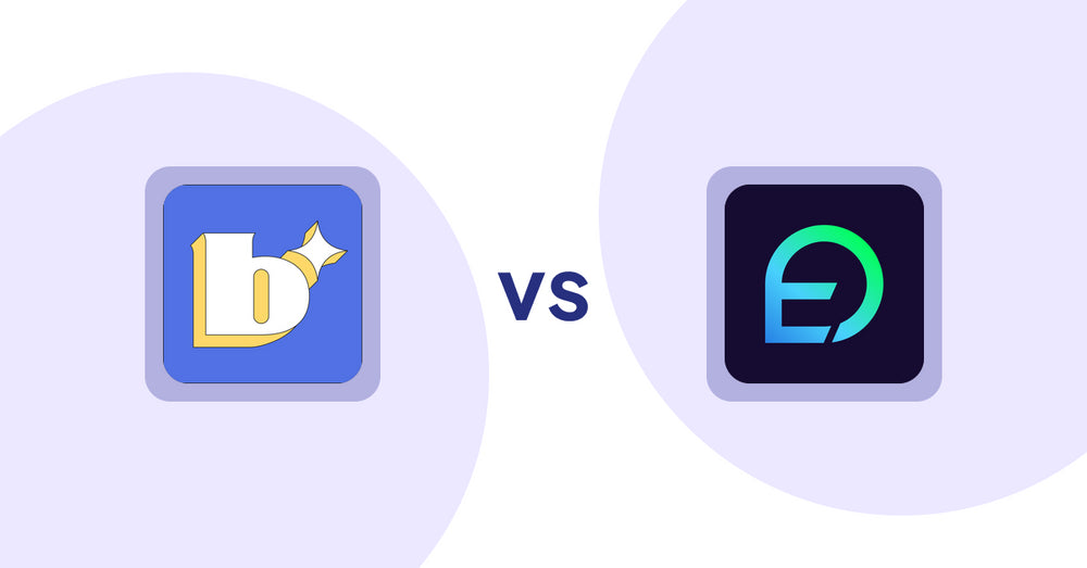 Shopify Product Display Apps: Because: CRO + Personalization vs EasyDisplay: Product Showcase