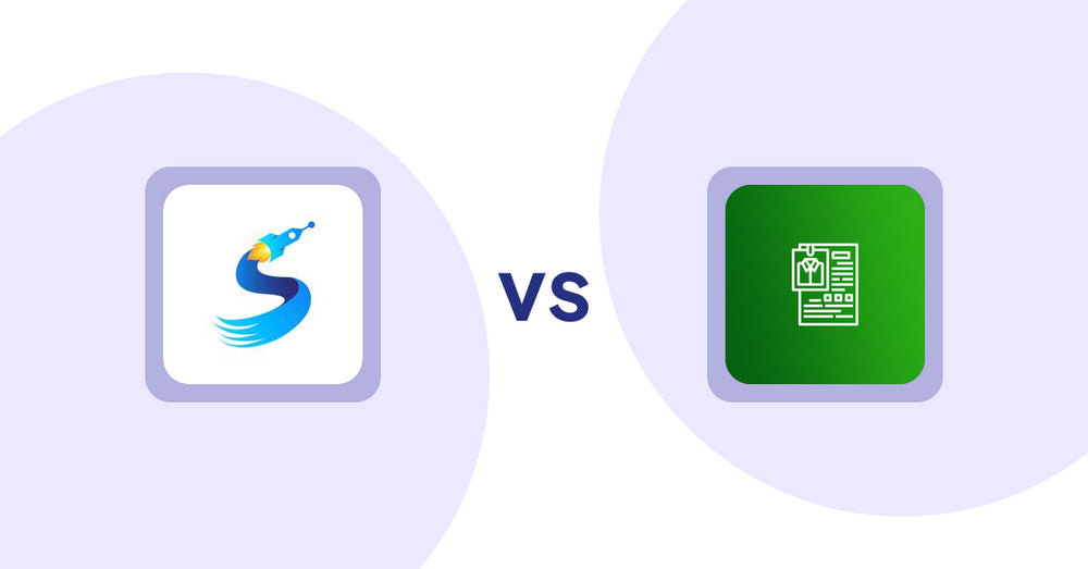 Shopify Product Display Apps: Sortimize Collection Sort vs. OC Product Size Chart