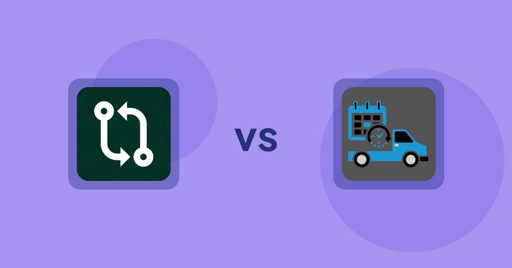 Shopify Product Display Apps: Compareder ‑ Product Compare vs H3 Estimated Delivery