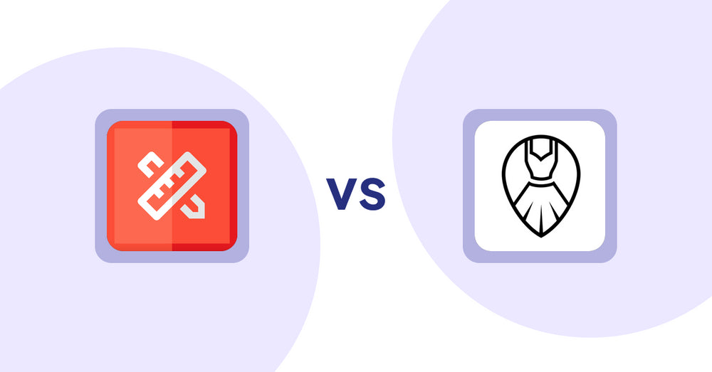 Shopify Product Display Apps: RT: Size Chart, Size Guide vs AI Stylist