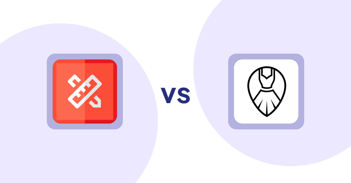 Shopify Product Display Apps: RT: Size Chart, Size Guide vs AI Stylist