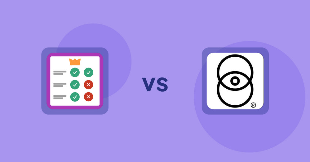 Shopify Product Display Apps: Pretty Comparison Tables vs Vudoo (Australia)