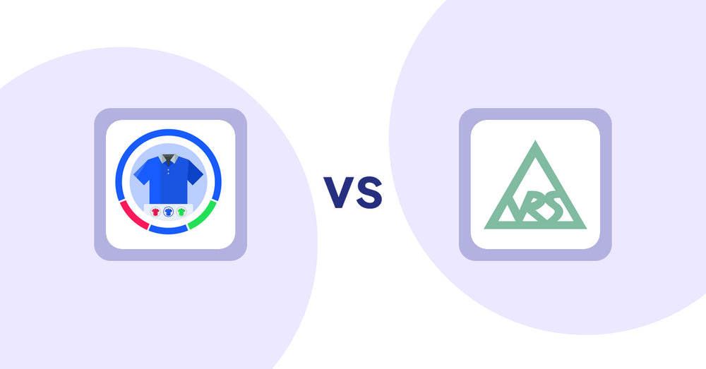 Shopify Product Display Apps: EVS ‑ Easy Variation Swatches vs VRSHOPii