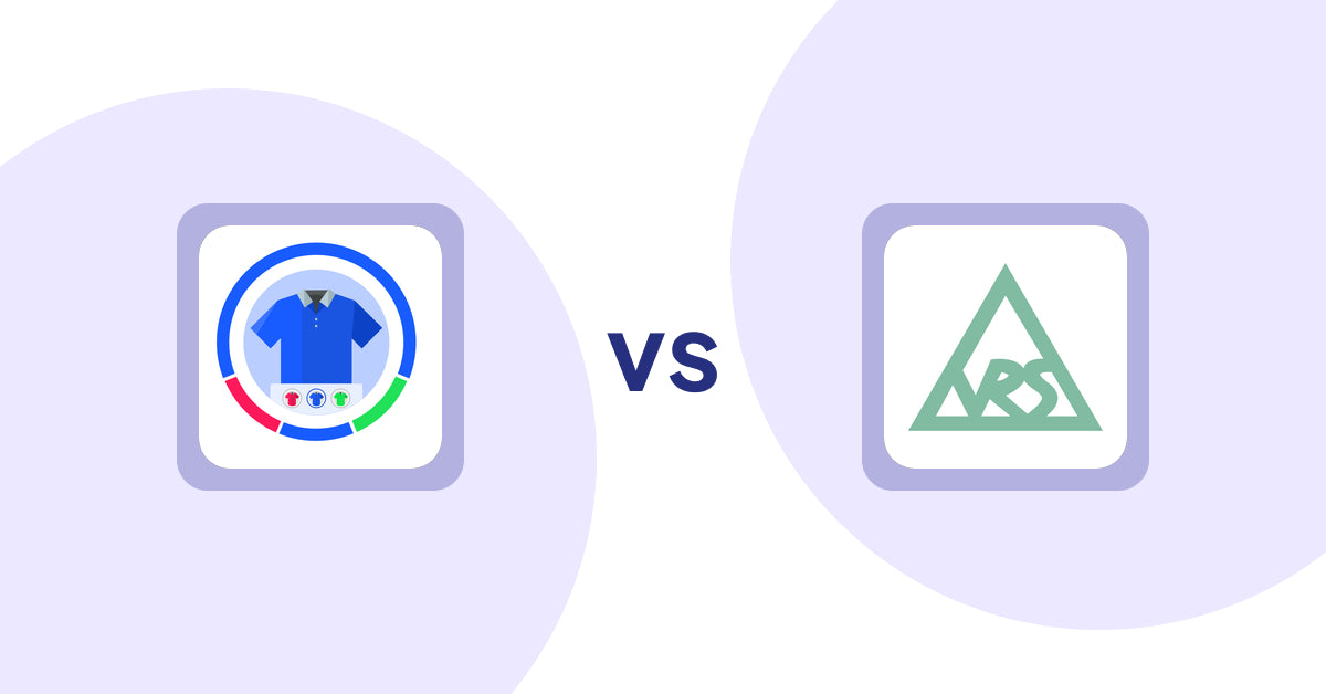 Shopify Product Display Apps: EVS ‑ Easy Variation Swatches vs VRSHOPii