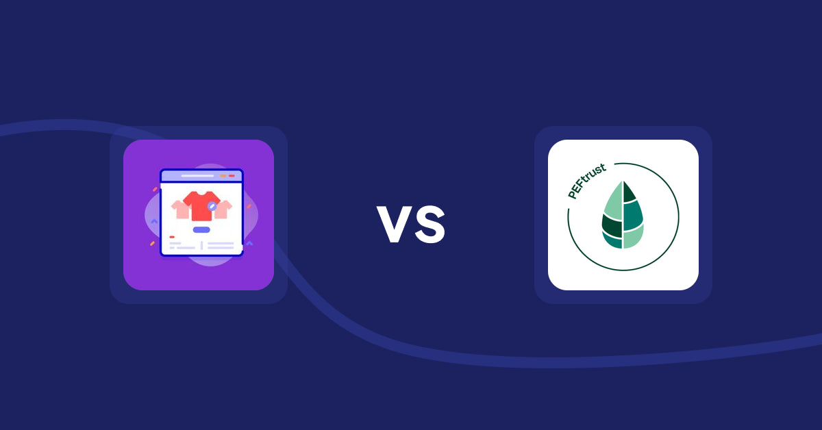 Shopify Product Display Apps: Variant Title Magic vs Peftrust