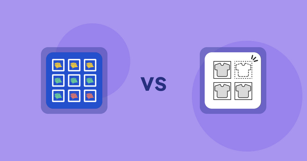 Shopify Product Display Apps: Pixc: Visual Merchandising vs シンプル売り切れ非表示｜在庫切れ商品の表示変更