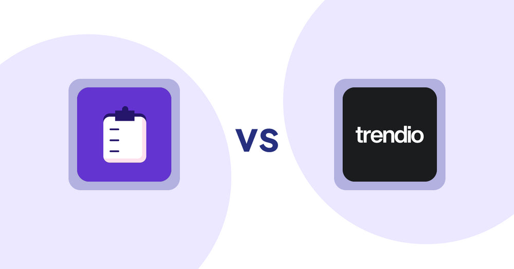Shopify Product Display Apps: WSH Order Form & ReOrder vs Trendio