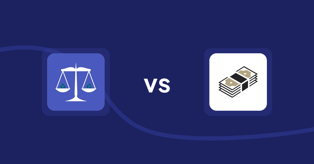 Shopify Product Display Apps: Equate ‑ Product Compare vs シンプルクラウドファンディング｜お手軽自社クラファン