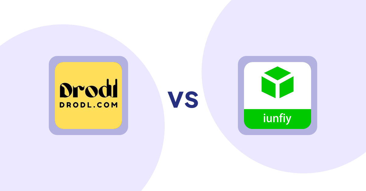 Shopify Product Display Apps: Drodl: Hide SoldOut Products vs iunfiy • Related products