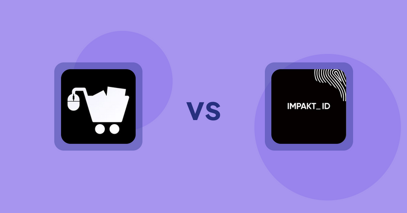 Shopify Product Display Apps: LM Add To Cart Sticky vs IMPAKT ID: fashion CO2 tracker