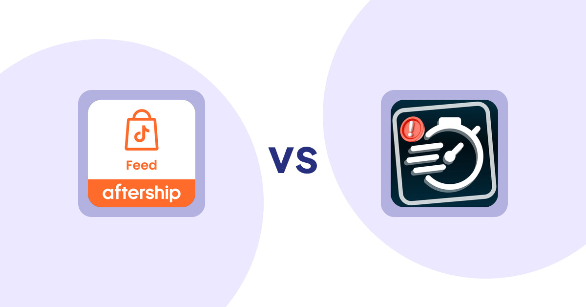 Shopify Product Display Apps: AfterShip Feed for TikTok Shop vs Urgency! Low Stock Counter