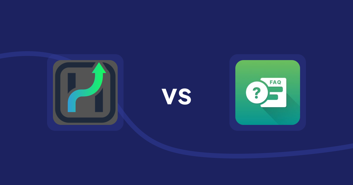 Shopify Product Display Apps: Heuristic Commerce vs FAQ Expert: Product FAQ