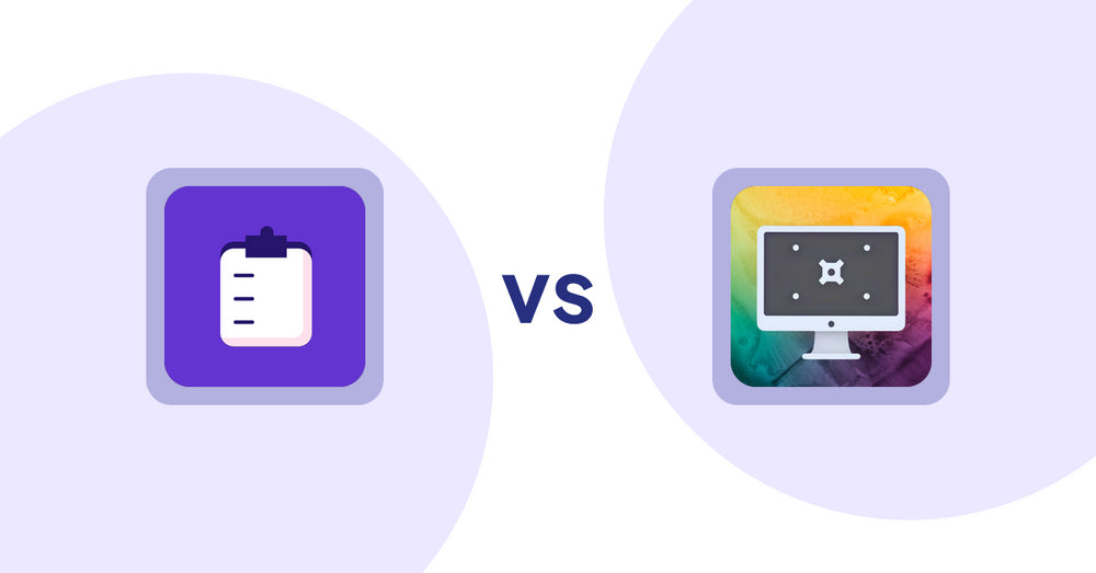 Shopify Product Display Apps: WSH Order Form & ReOrder vs PC Builder