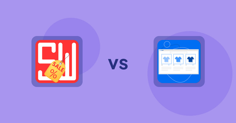 Shopify Product Display Apps: Super Watermarks ‑ Badges vs Hura Product Showcase Builder