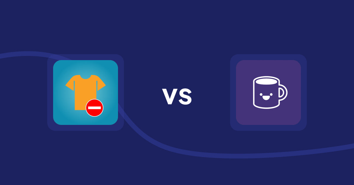 Shopify Product Display Apps: Products Unavailable vs. Mugshot Bot