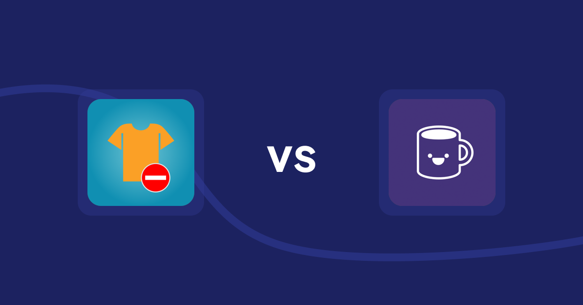 Shopify Product Display Apps: Products Unavailable vs. Mugshot Bot
