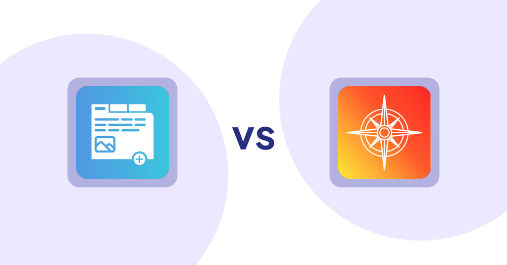 Shopify Product Display Apps: Advanced Product Tabs vs Compass Navigation