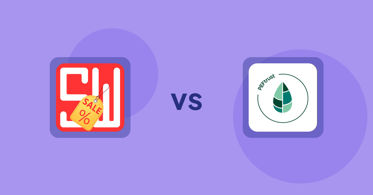 Shopify Product Display Apps: Super Watermarks ‑ Badges vs Peftrust