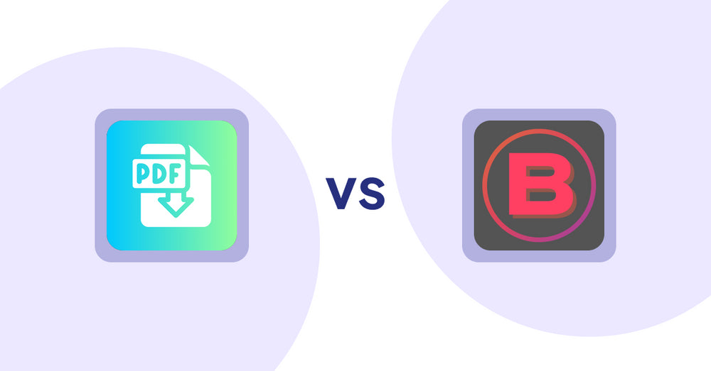 Shopify Product Display Apps: Hukify ‑ PDF Catalog Printer vs. Banter Stories