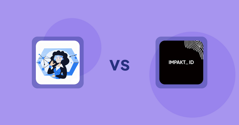 Shopify Product Display Apps: Eva AI: Optimize Descriptions vs. IMPAKT ID: Fashion CO2 Tracker