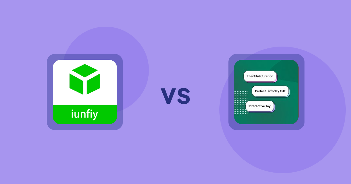 Shopify Product Display Apps: iunfiy • Related Products vs FeatureFrame ‑ Pretty Product