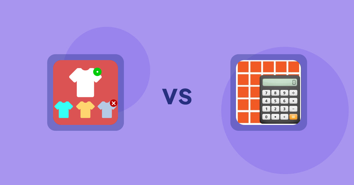 Shopify Product Display Apps: ST: Product & Collection Sort vs DIY Quantity Calculator